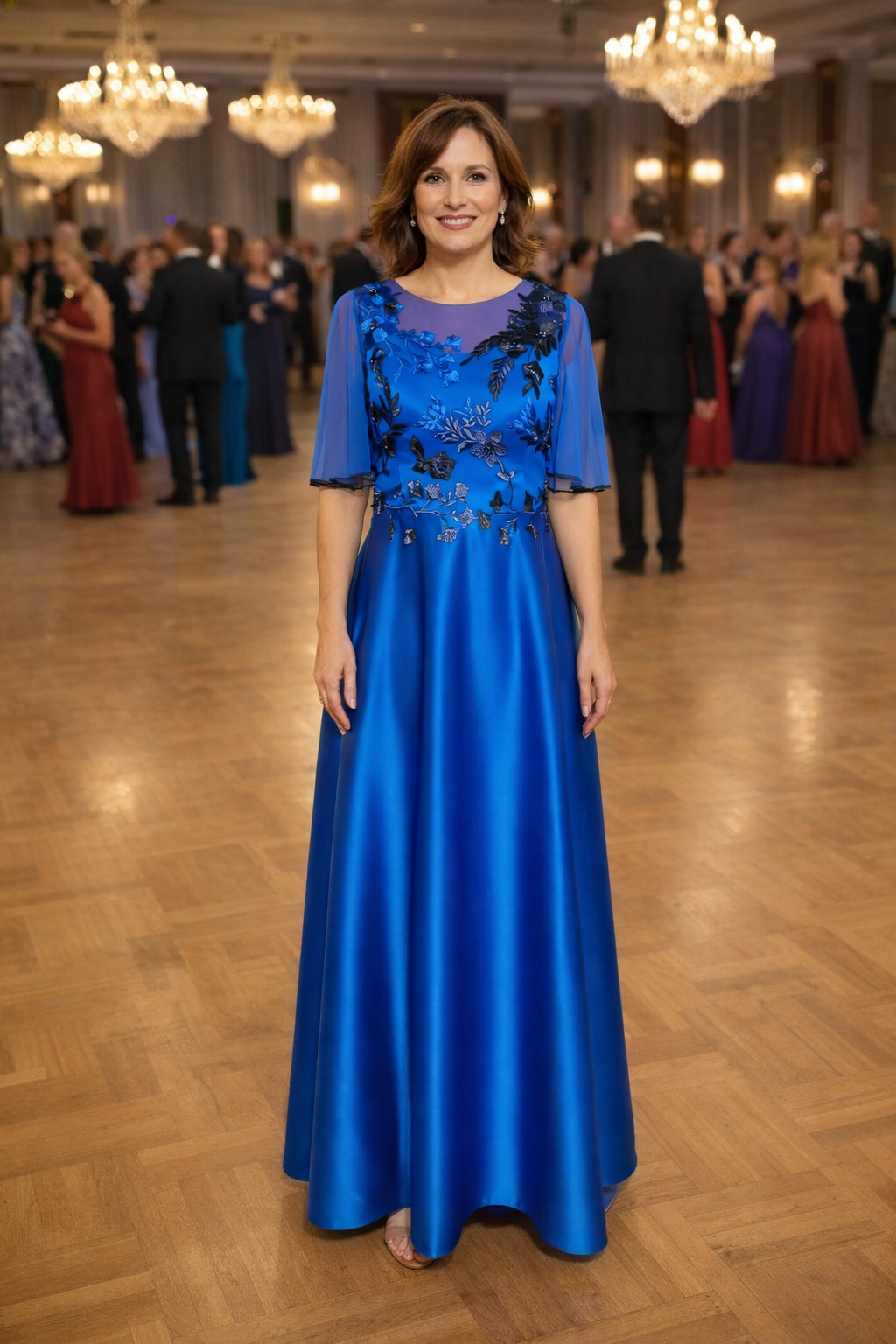 šaty oblečené na AI postavě 