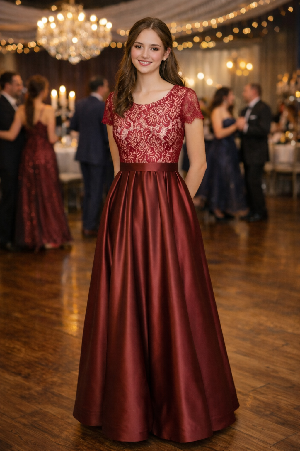 šaty oblečené na AI postavě