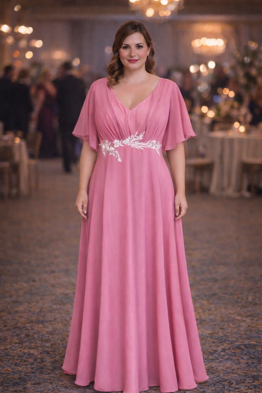 šaty oblečené na AI postavě 